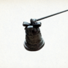 Beautifully Crafted Vintage Pewter Candle Snuffer with Bell and Bow Design - Approx. 9" Long - Image 3