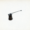Beautifully Crafted Vintage Pewter Candle Snuffer with Bell and Bow Design - Approx. 9" Long