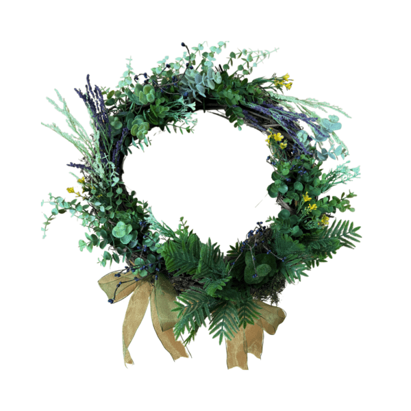 Verdant Grace – 18” Spring & Easter Botanical Wreath