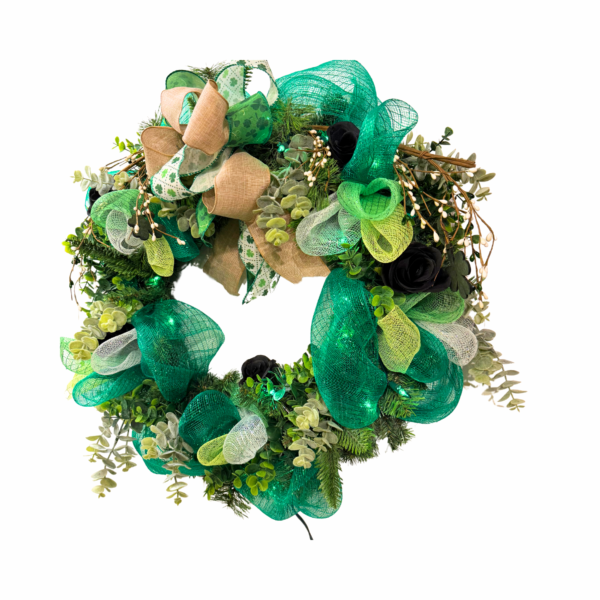 20" Emerald Twilight St. Patrick's Day Wreath