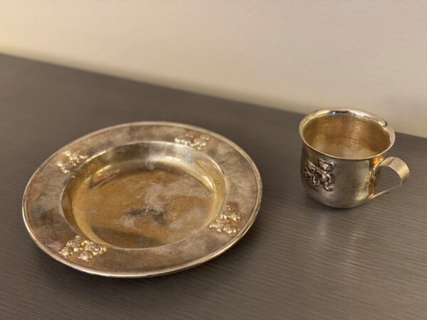 Vintage Godinger Silver-Plated Baby Cup & Plate Set – Teddy Bear Design – Christening Gift, Nursery Keepsake - Image 6