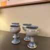Handmade Stoneware Goblets – Rustic Blue Glaze (Set of 4) - Image 4