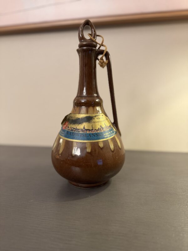 Vintage Polish Mead Bottle | Nadwiślański Miód Pitny Dwójniak | Handcrafted Ceramic Jug - Image 8