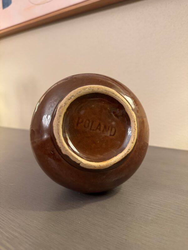Vintage Polish Mead Bottle | Nadwiślański Miód Pitny Dwójniak | Handcrafted Ceramic Jug - Image 3